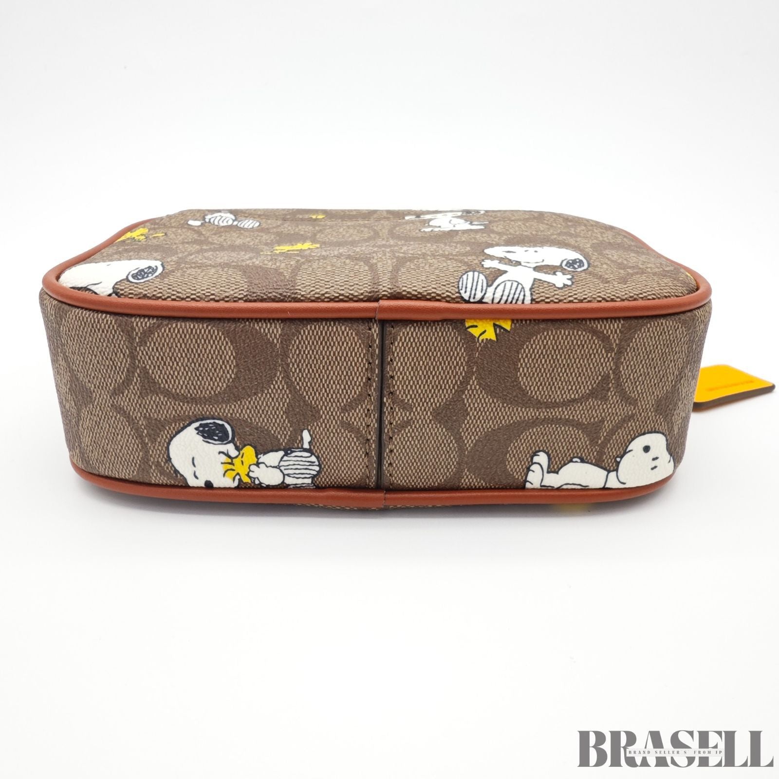 COACH コーチ シグネチャー スヌーピーコラボ CF428 バッグ ショルダーバッグ コンパクト 可愛い キャラクター カーキ レディース 保存袋