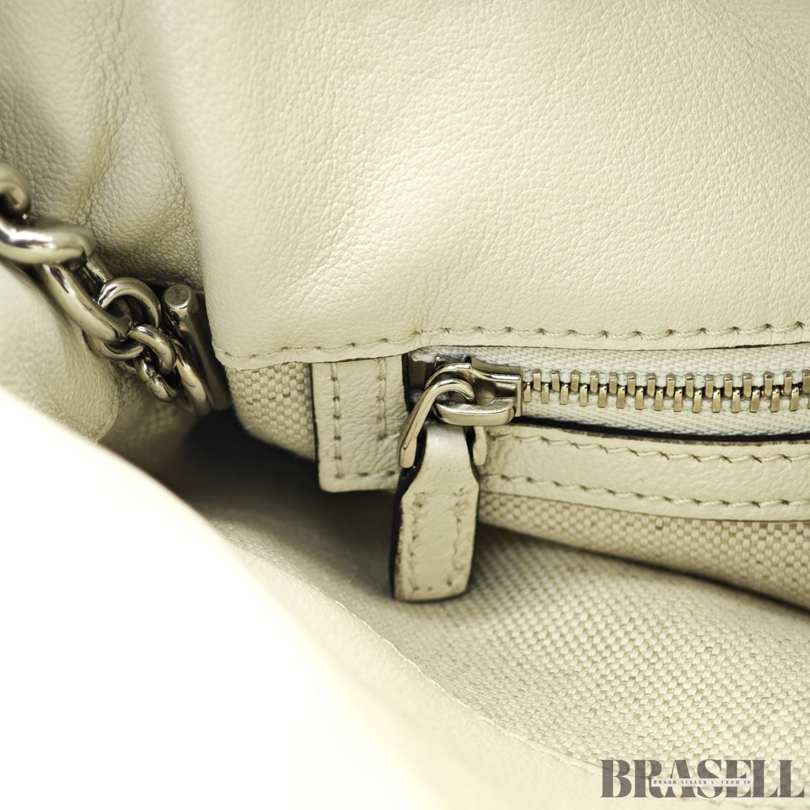 GUCCI グッチ ブロンディ トート バッグ ベージュ アイボリー レディース 保存袋