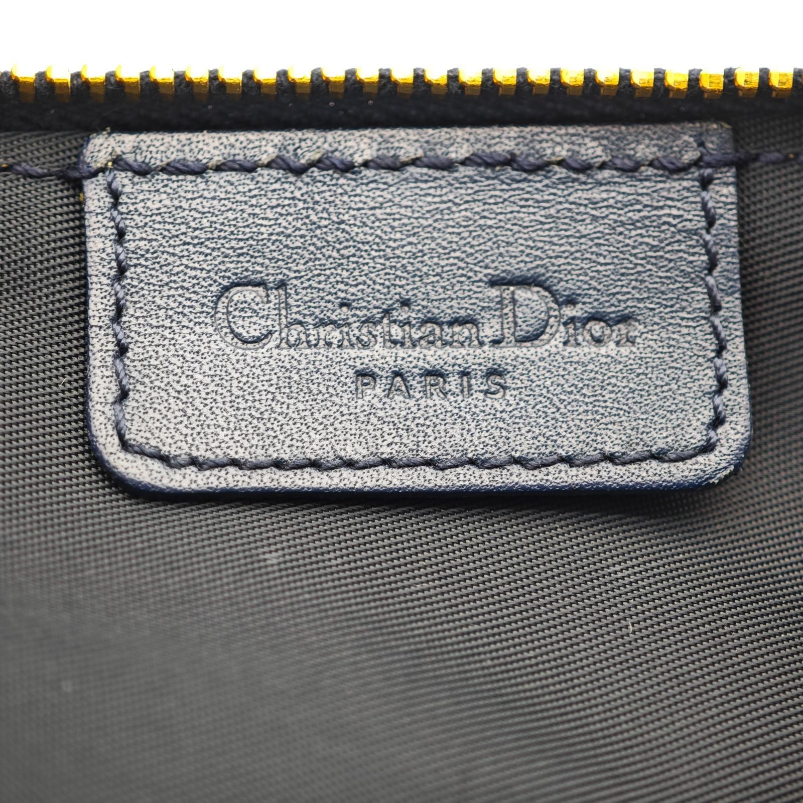 Dior ディオール トロッター サドルバッグ バッグ ハンドバッグ ミニバッグ ネイビー レディース 保存袋