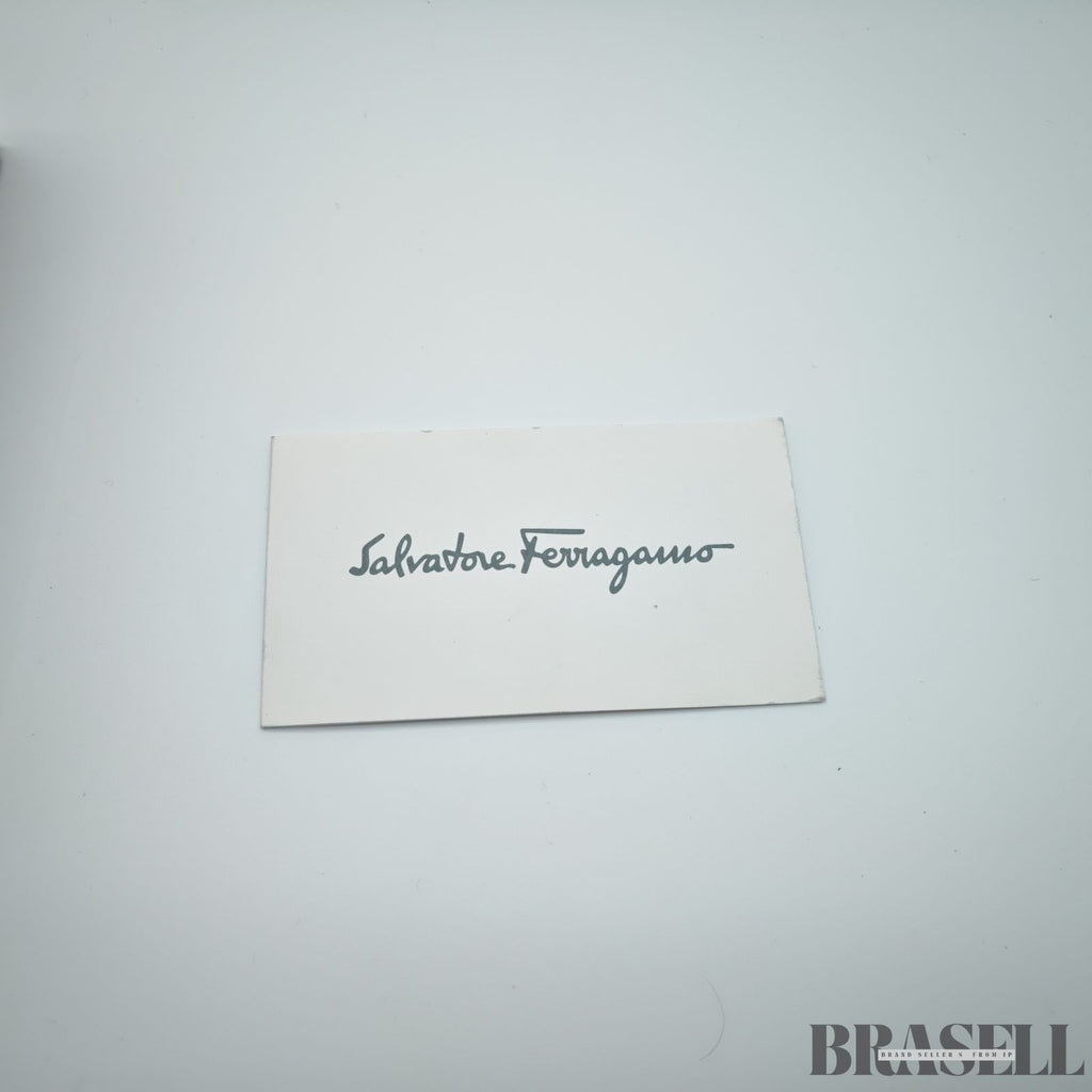 Salvatore Ferragamo サルバトーレ・フェラガモ ヴァラ リボン 22-3054 バッグ ショルダーバッグ 型押し コンパクト ブラック レディース 箱