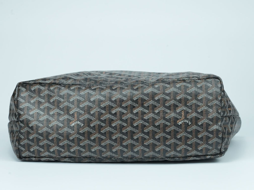 【Sランク・正規品】GOYARD ゴヤール サンルイPM トートバッグ ブラック×ブラウン 保存袋・ポーチ付 A4収納可 美品 St. Louis レディース メンズ ショルダーバッグ ハンドバッグ マザーズバッグ