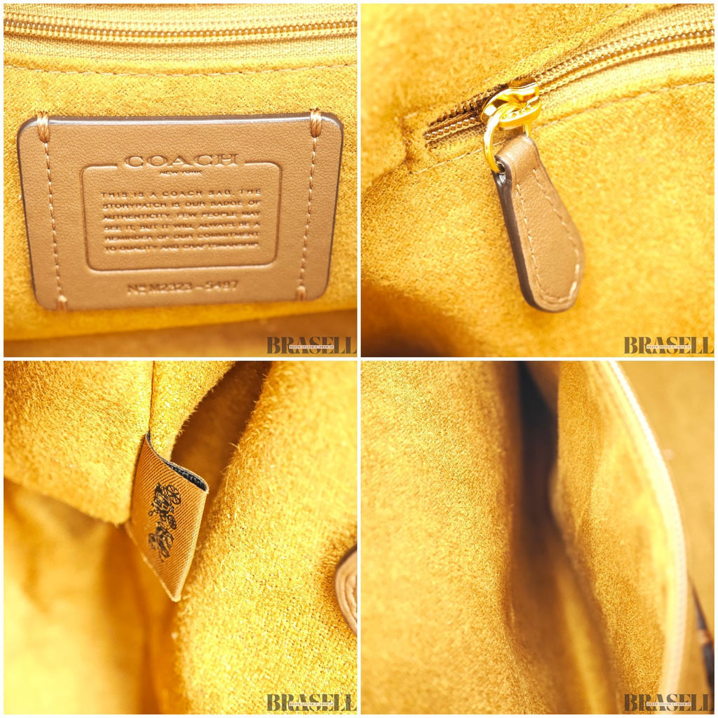 COACH コーチ サルキー F05497 バッグ ハンドバッグ フラップ コンパクト チョーク アイボリー レディース 保存袋