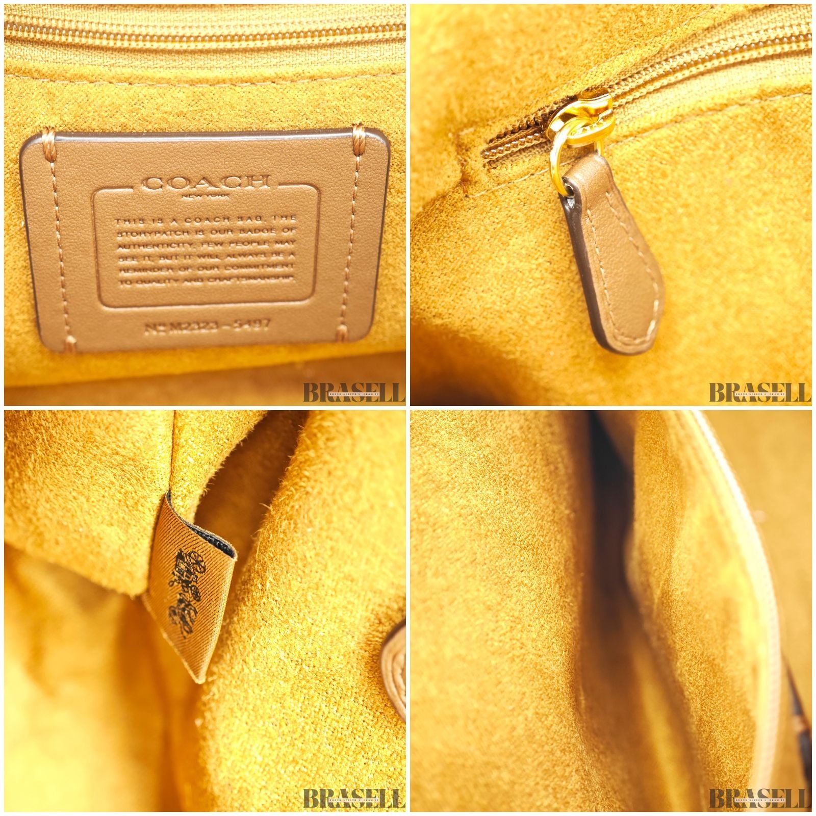 COACH コーチ サルキー F05497 バッグ ハンドバッグ フラップ コンパクト チョーク アイボリー レディース 保存袋
