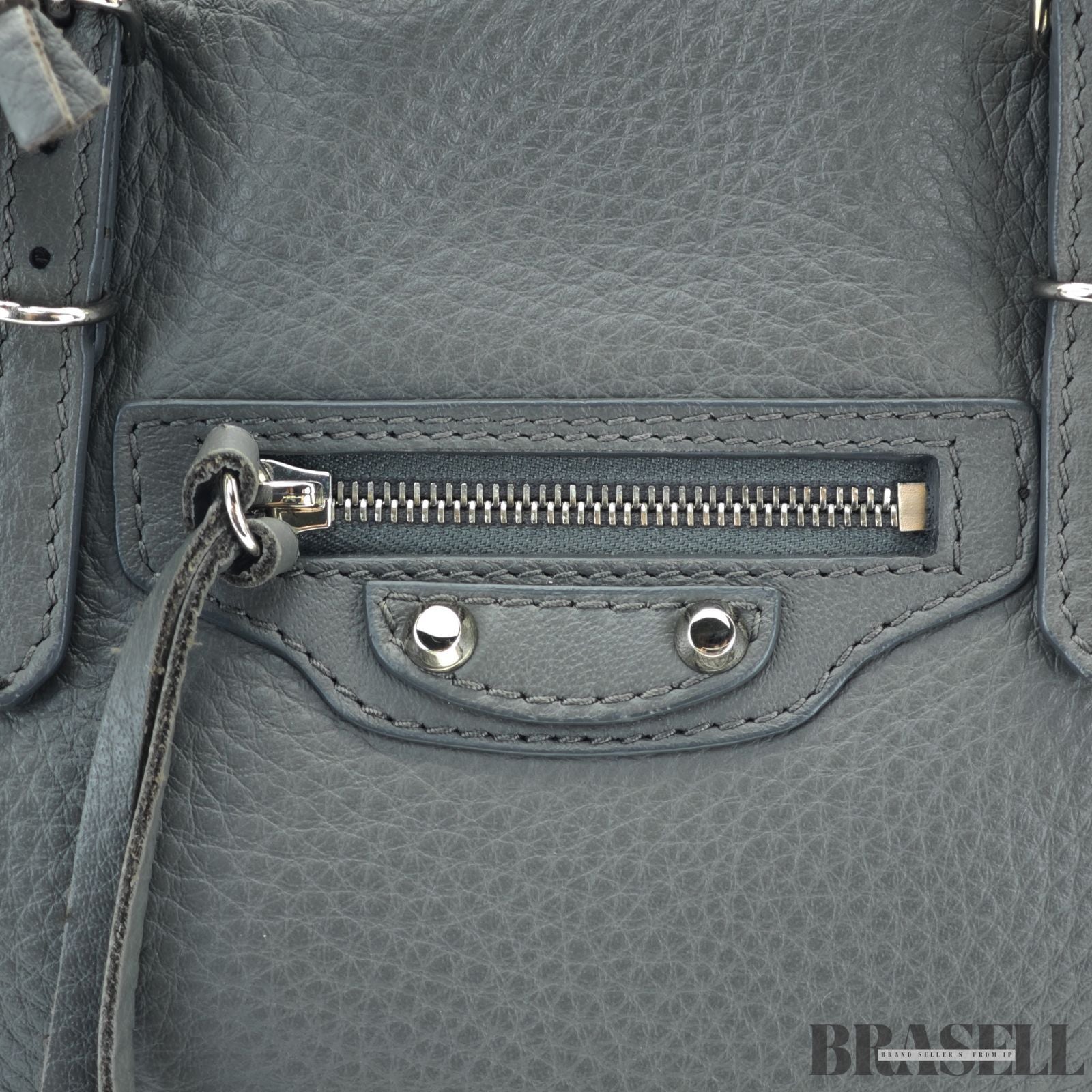 BALENCIAGA バレンシアガ ペーパーA4/357333 バッグ 2way ハンドバッグ ショルダーバッグ グレー レディース ショルダーストラップ