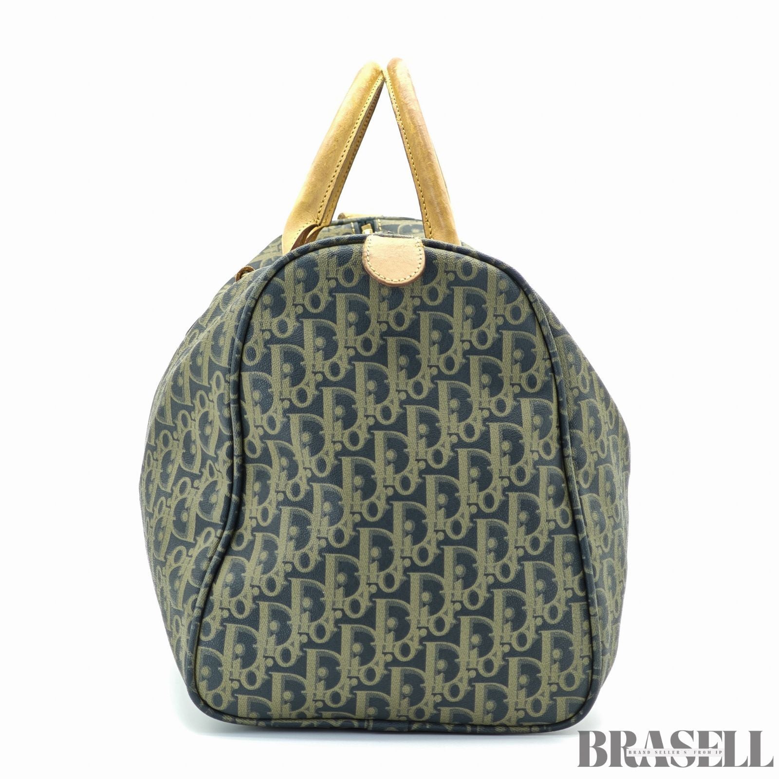 Dior ディオール トロッター ボストンバッグ カーキ 旅行用 トラベルバッグ レディース メンズ