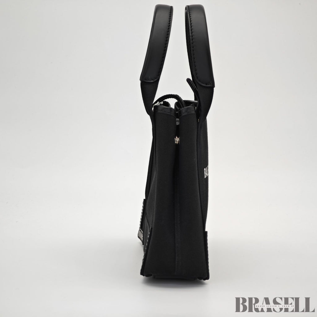 BALENCIAGA バレンシアガ ネイビーカバXS 390346・1000 バッグ ハンドバッグ ショルダーバッグ 2way ブラック レディース 保存袋, ショルダーストラップ