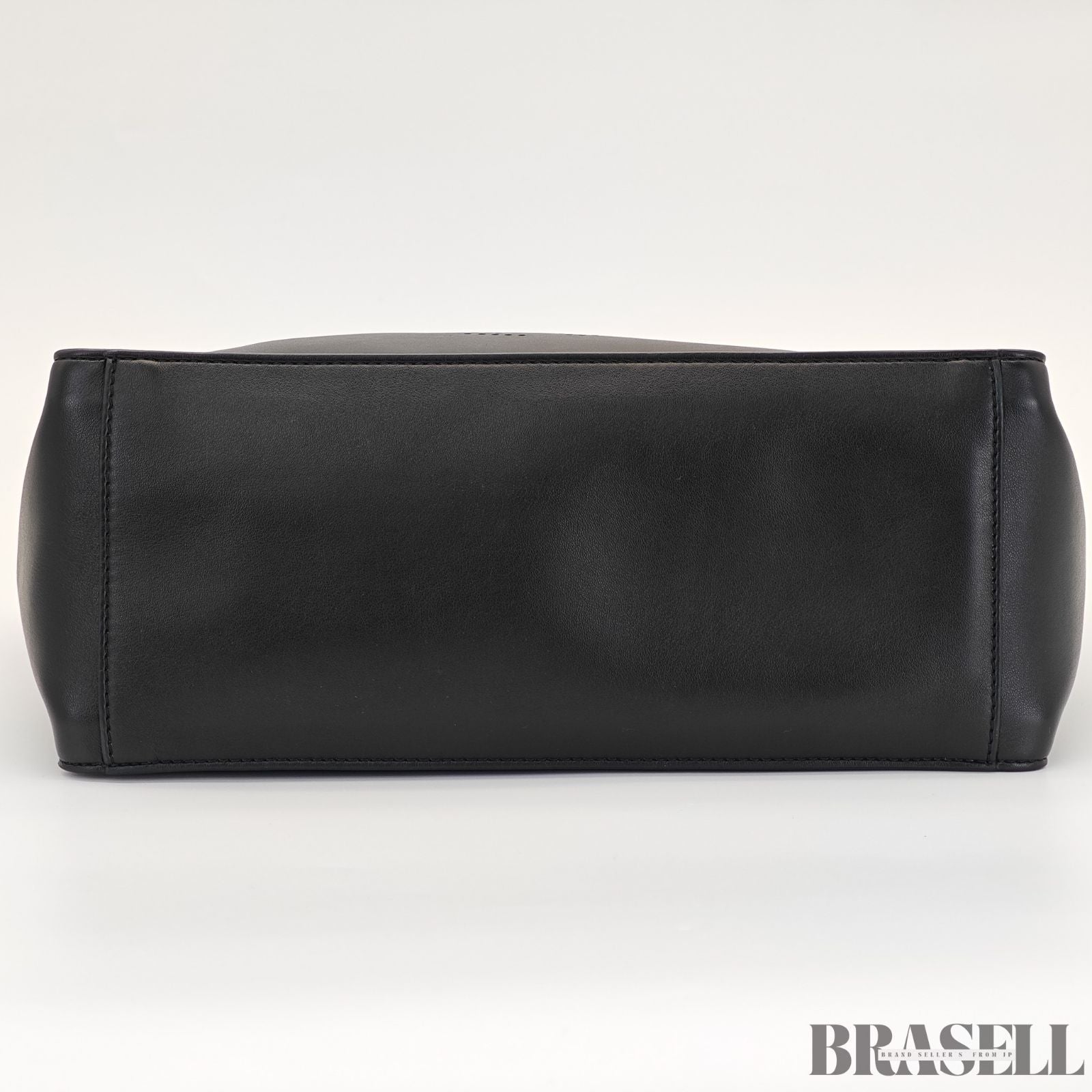 Stella McCartney ステラマッカートニー レザートートバッグ 513860W9923 バッグ ハンドバッグ ショルダーバッグ 2way ポーチ付き ブラック レディース 保存袋, ショルダーストラップ