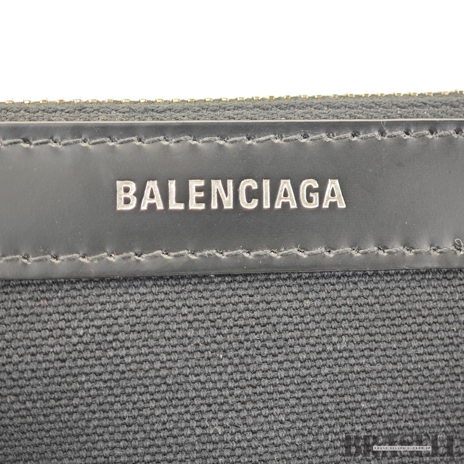 BALENCIAGA バレンシアガ ネイビーカバXS 390346・1000 バッグ ハンドバッグ ショルダーバッグ 2way ブラック レディース 保存袋, ショルダーストラップ