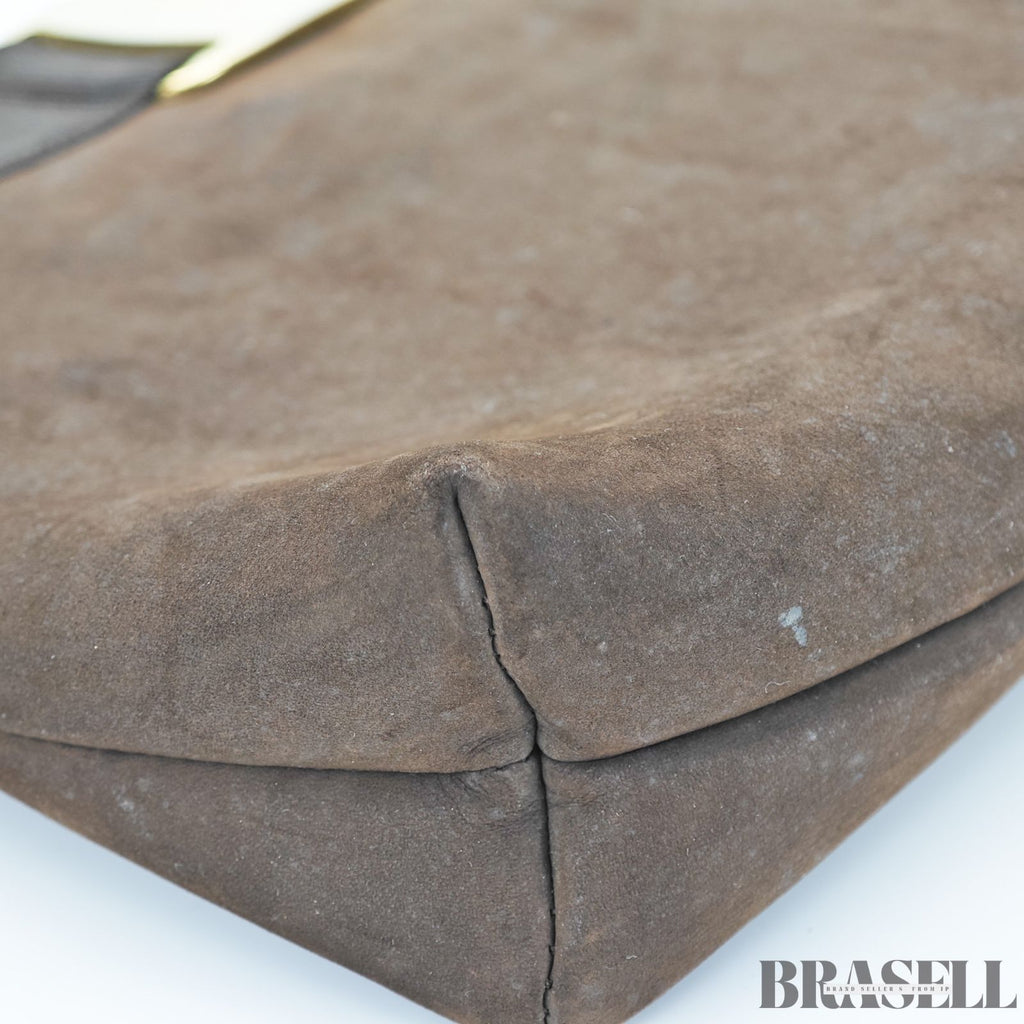 Salvatore Ferragamo サルヴァトーレフェラガモ ヴァラ バッグ ショルダーバッグ スウェード ブラウン レディース