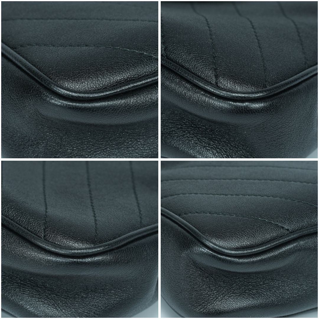 【RFIDタグ付】GUCCI グッチ ブロンディ トートバッグ 751518 ブラック レザー 2way チェーン ショルダー 美品 ハンドバッグ ショルダーバッグ 黒 メンズ レディース bag