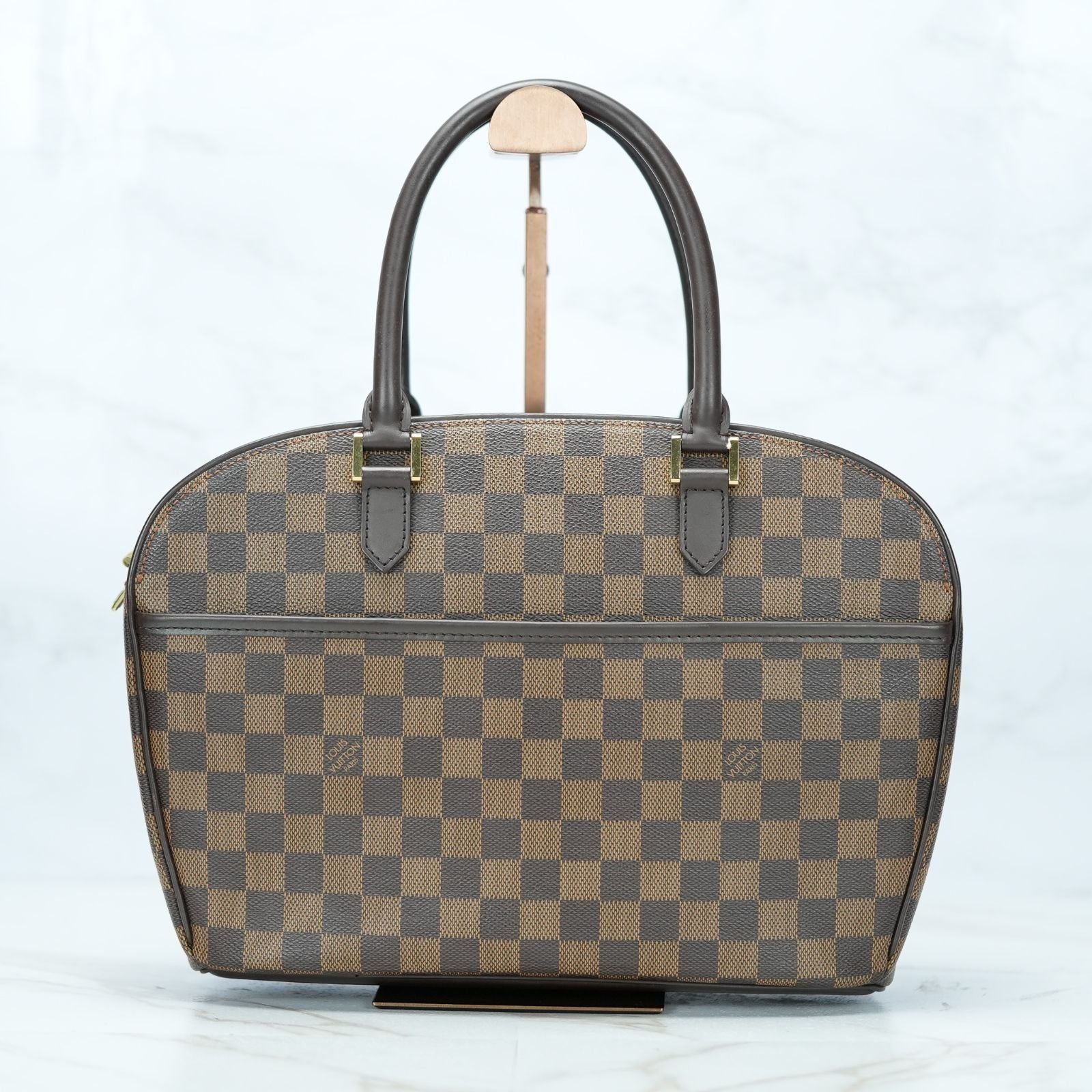 LOUIS VUITTON ダミエ サリア オリゾンタル N51282 バッグ ハンドバッグ ブラウン ショルダーバッグ トートバッグ レディース 保存袋