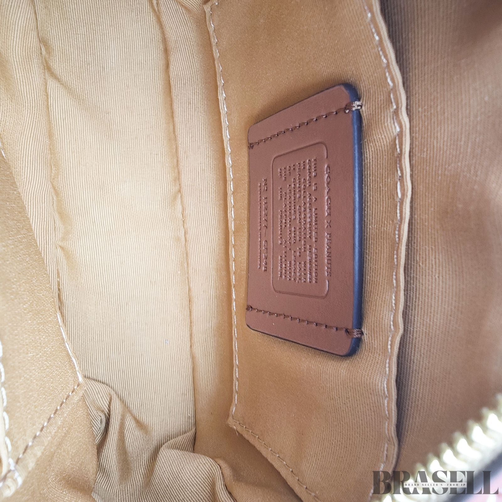 COACH コーチ シグネチャー スヌーピーコラボ CF428 バッグ ショルダーバッグ コンパクト 可愛い キャラクター カーキ レディース 保存袋