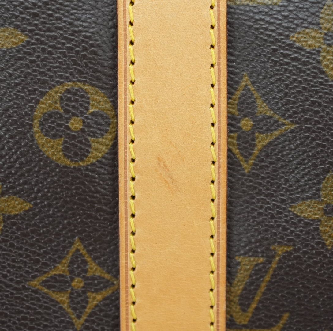 LOUIS VUITTON ルイ・ヴィトン キーポル45 M41428 ボストンバッグ 旅行 大容量 ブラウン レディース メンズ 保存袋 パドロック 鍵