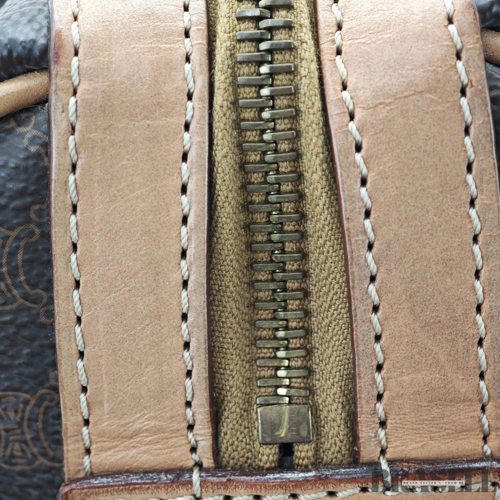 CELINE セリーヌ マカダムハンドバッグ ミニボストンバッグ バッグ ボストンバッグ ブラウン レディース