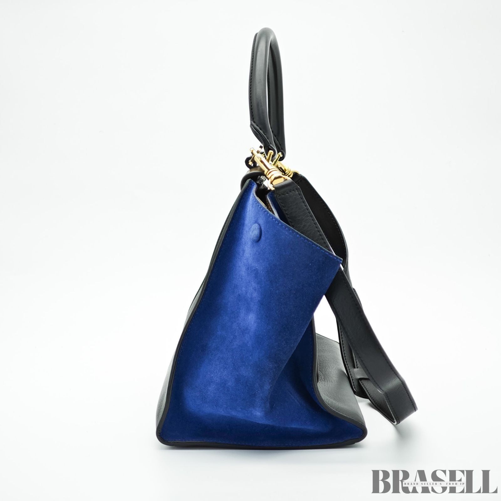 CELINE セリーヌ トラペーズ スモール 2WAYバッグ バッグ 2way フラップ ブラック レディース メンズ ショルダーストラップ