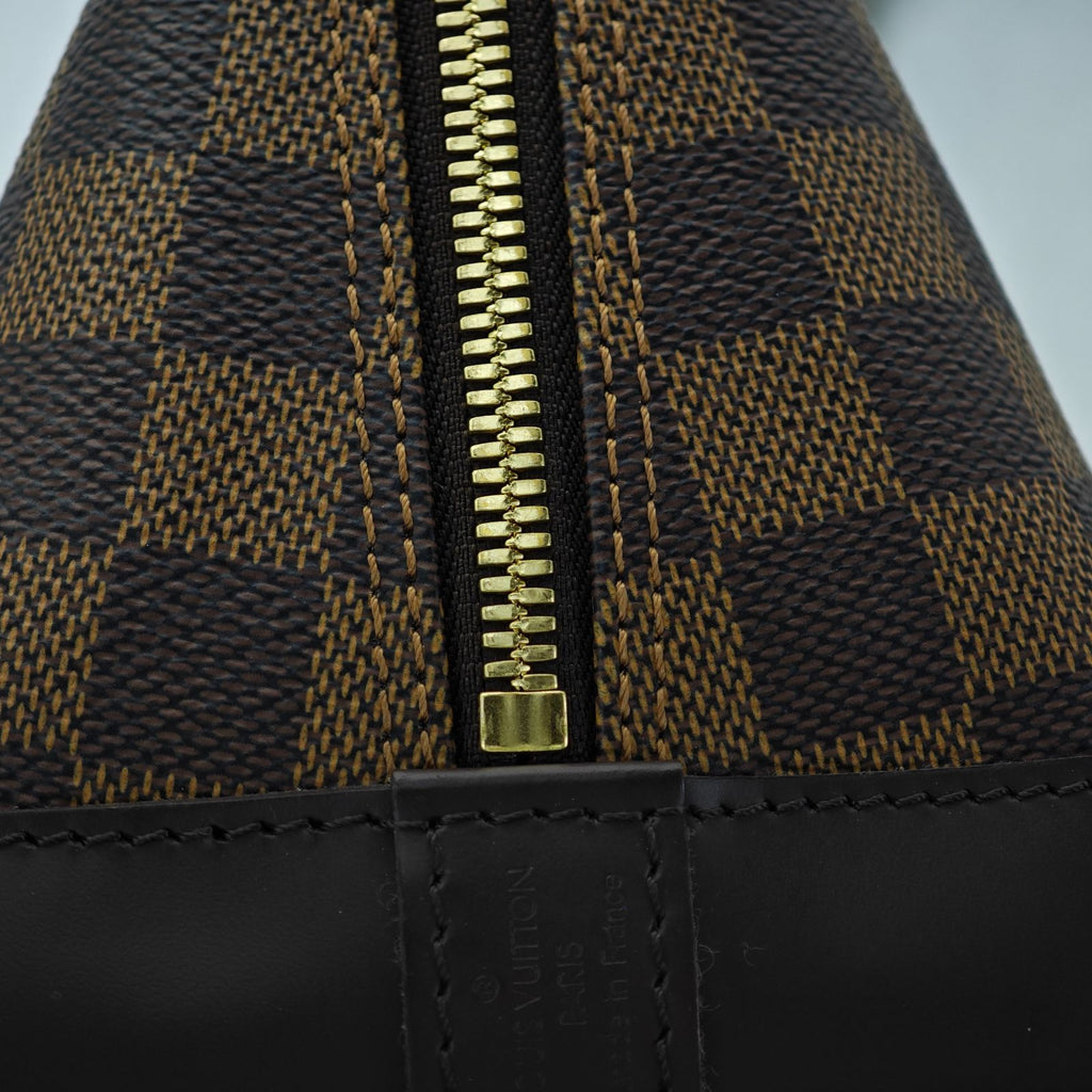 LOUIS VUITTON ルイ・ヴィトン ダミエ・エベヌ アルマ N51131 バッグ ハンドバッグ ブラウン レディース 保存袋  パドロック カデナ 南京錠 鍵