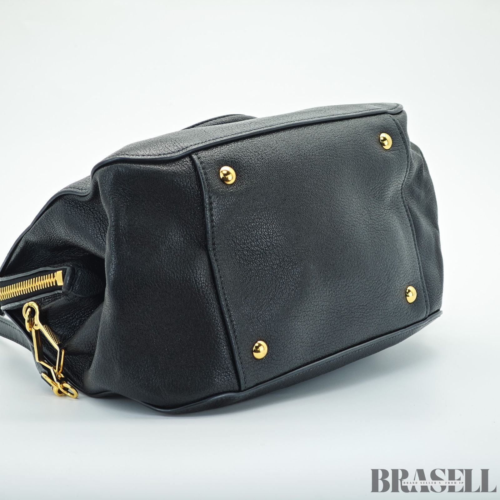 miu miu ミュウミュウ マドラス 2way RL0058 バッグ ハンドバッグ ショルダーバッグ ブラック 黒 レディース 保存袋 ギャランティーカード ショルダーストラップ