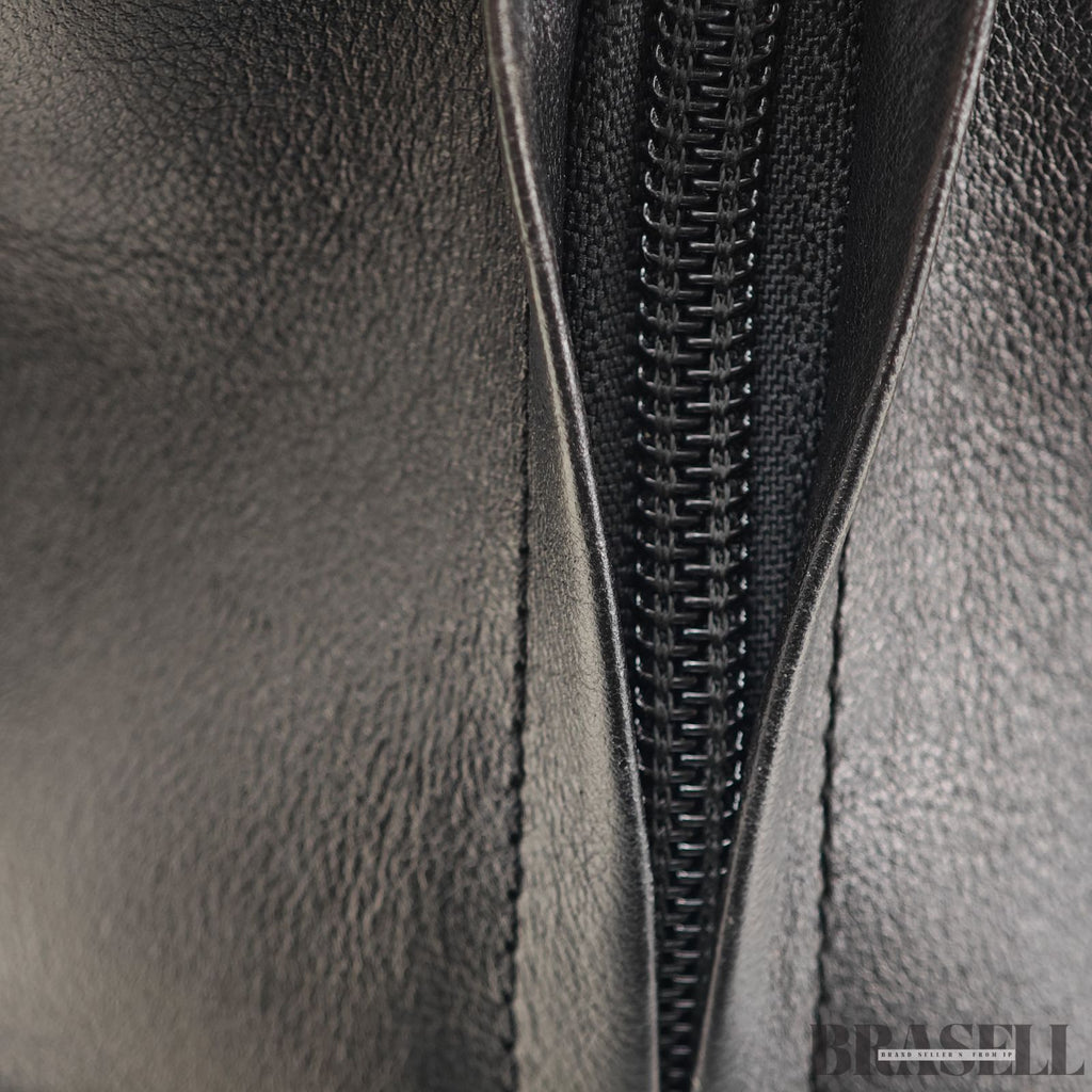 LOEWE ロエベ アマソナ36 バッグ ハンドバッグ 横長 ブラック シルバー金具 レディース メンズ