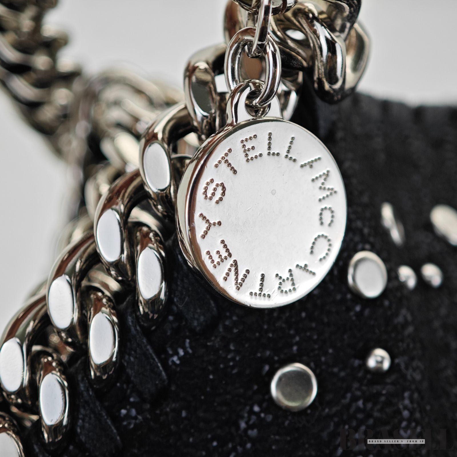 Stella McCartney ステラマッカートニー ショルダーバッグ バッグ ハンドバッグ ショルダーバッグ 2way スタッズ 鋲 ブラック レディース