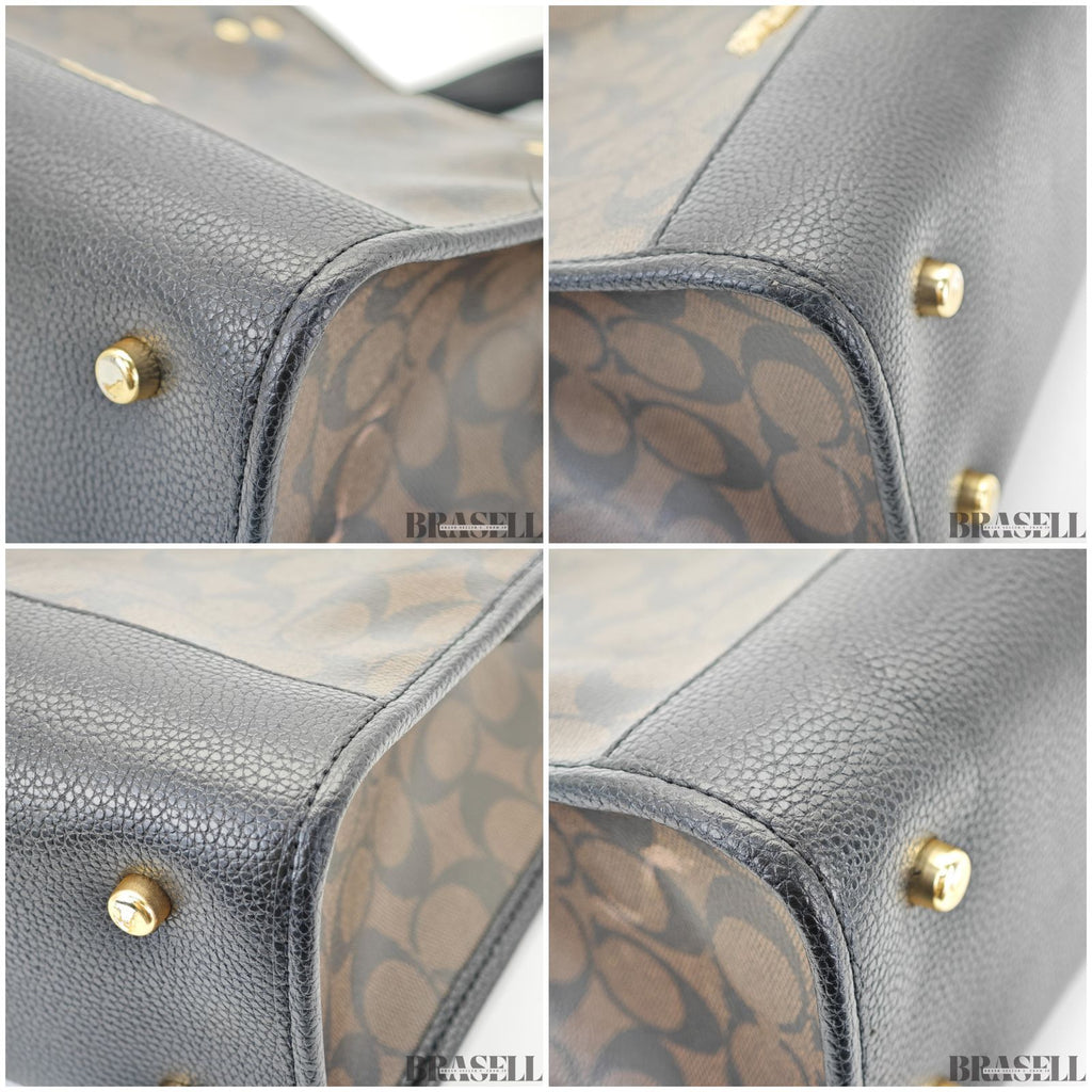 COACH コーチ ウィロウ トート CR677 バッグ ハンドバッグ ブルー レディース