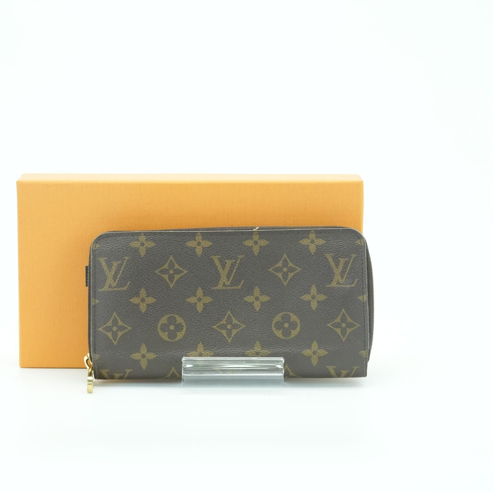 LOUIS VUITTON ルイ・ヴィトン ジッピーウォレット M41895 長財布 ブラウン レディース メンズ 箱