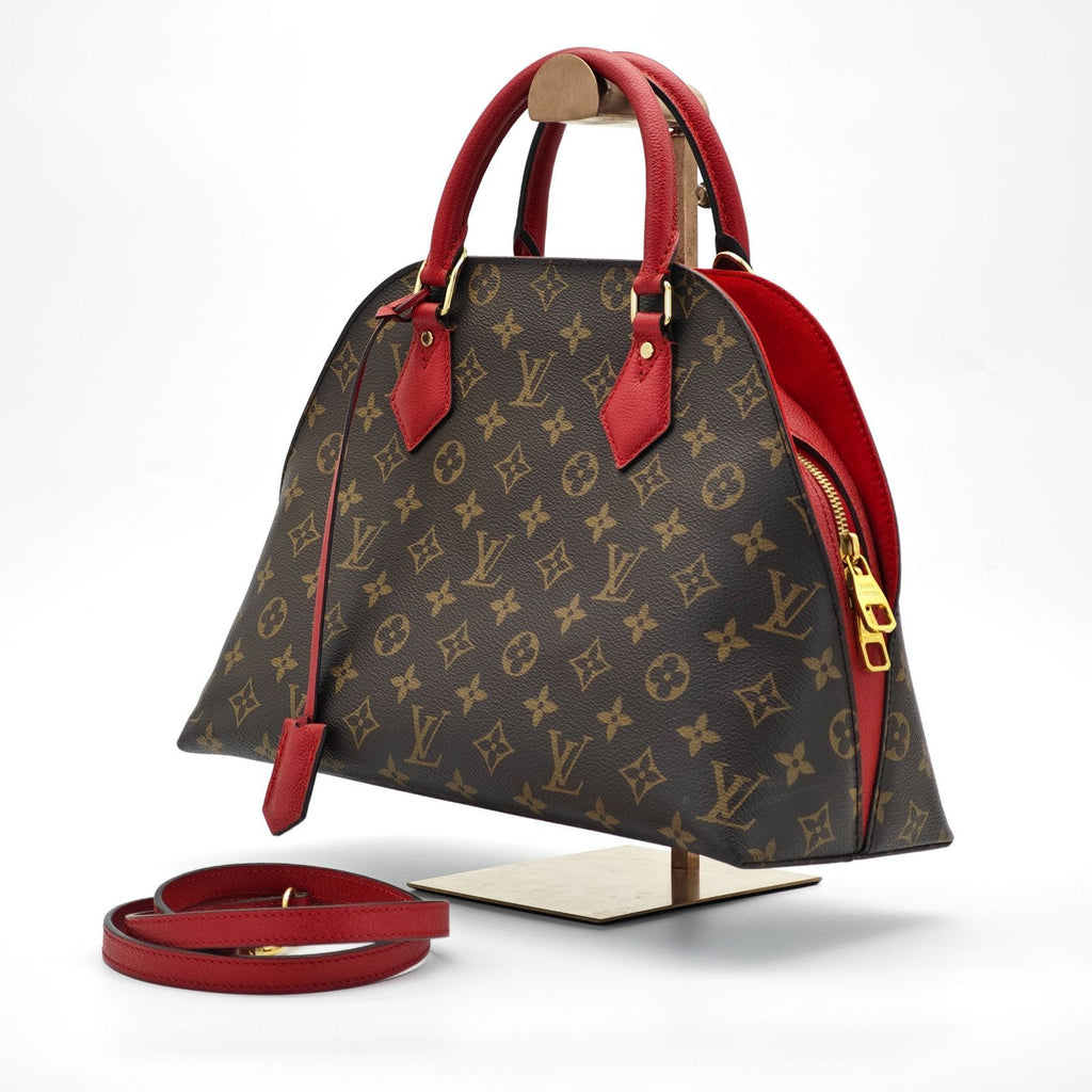 LOUIS VUITTON ルイ・ヴィトン モノグラム アルマ M41779 バッグ ハンドバッグ ショルダーバッグ 2way ブラウン レディース ショルダーストラップ