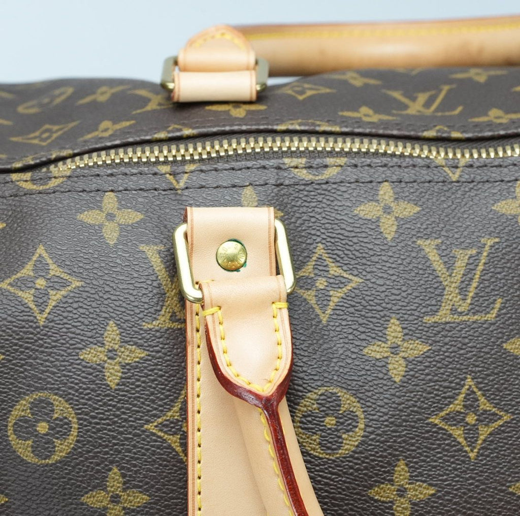 LOUIS VUITTON ルイ・ヴィトン キーポル55 M41416 ボストンバッグ 旅行 大容量 ブラウン レディース メンズ ショルダーストラップ パドロック