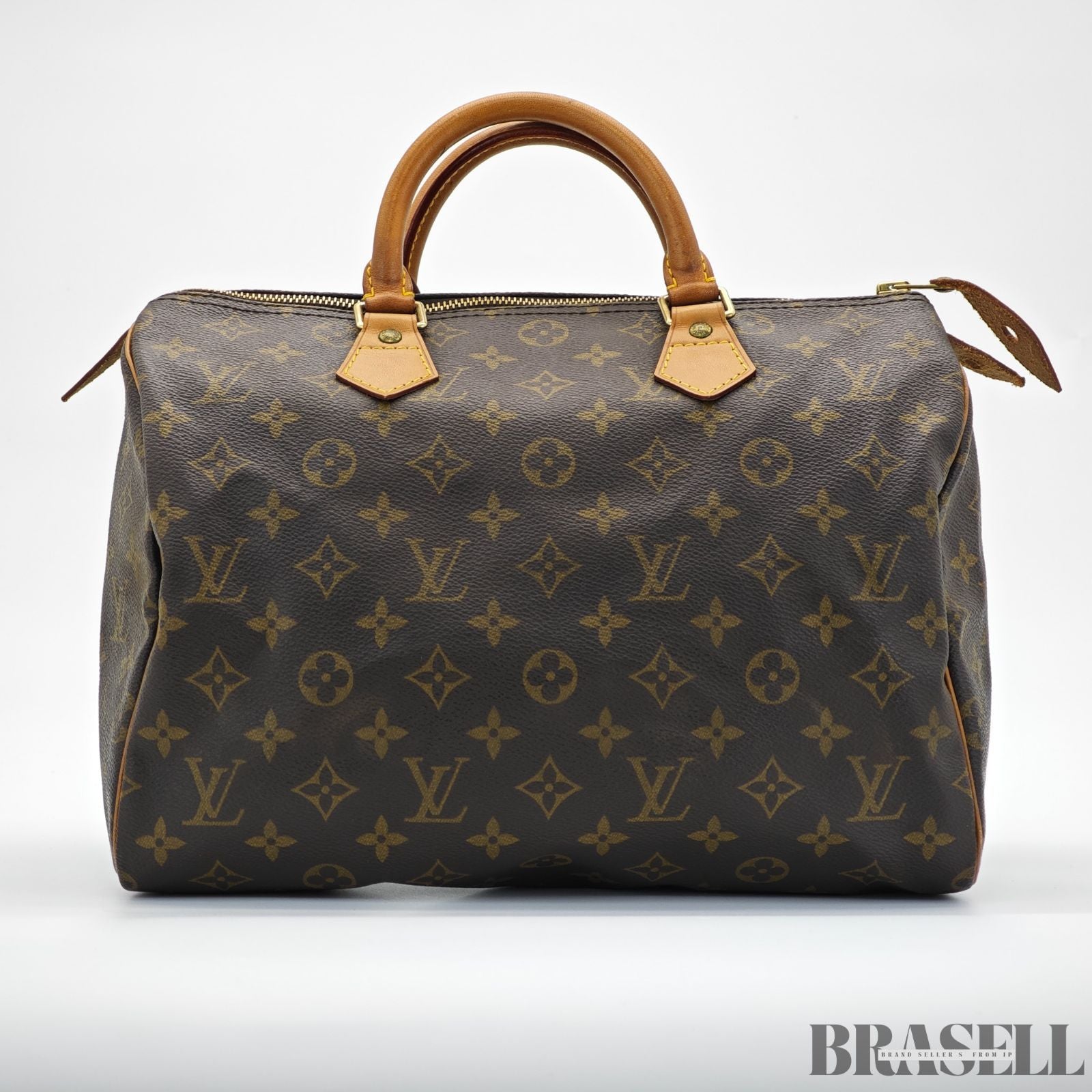 LOUIS VUITTON ルイ・ヴィトン スピーディ30 M41526 バッグ ハンドバッグ ブラウン レディース メンズ パドロック 鍵