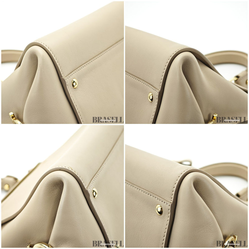 Ferragamo フェラガモ ガンチーニ2WAYバッグ ショルダーバッグ ハンドバッグ ベージュ レディース ショルダーストラップ【ブランド/Brand】 　