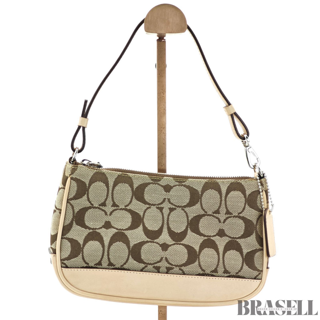 COACH コーチ シグネチャーミニバッグ バッグ ハンドバッグ ベージュ レディース 保存袋