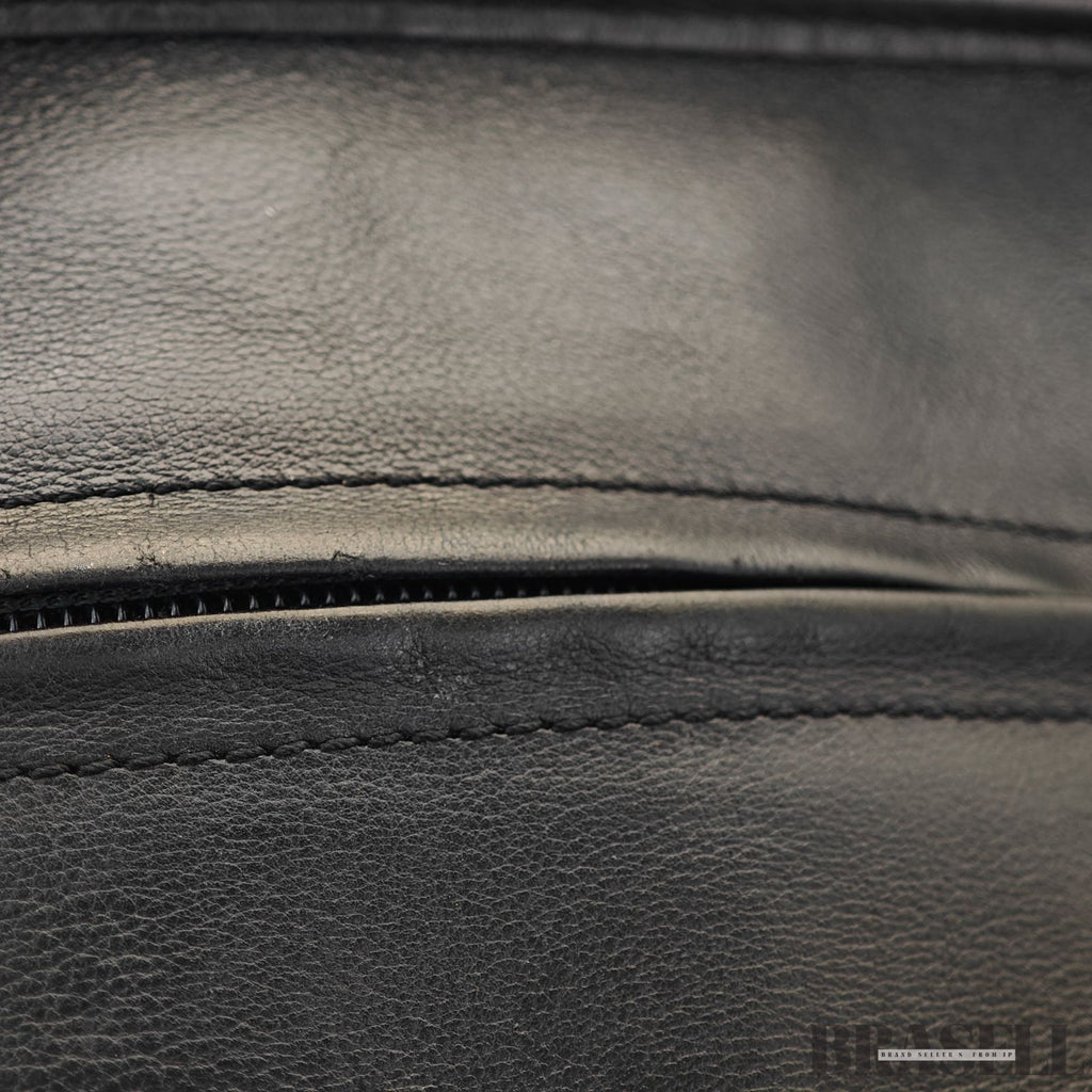 LOEWE ロエベ アマソナ36 バッグ ハンドバッグ 横長 ブラック シルバー金具 レディース メンズ