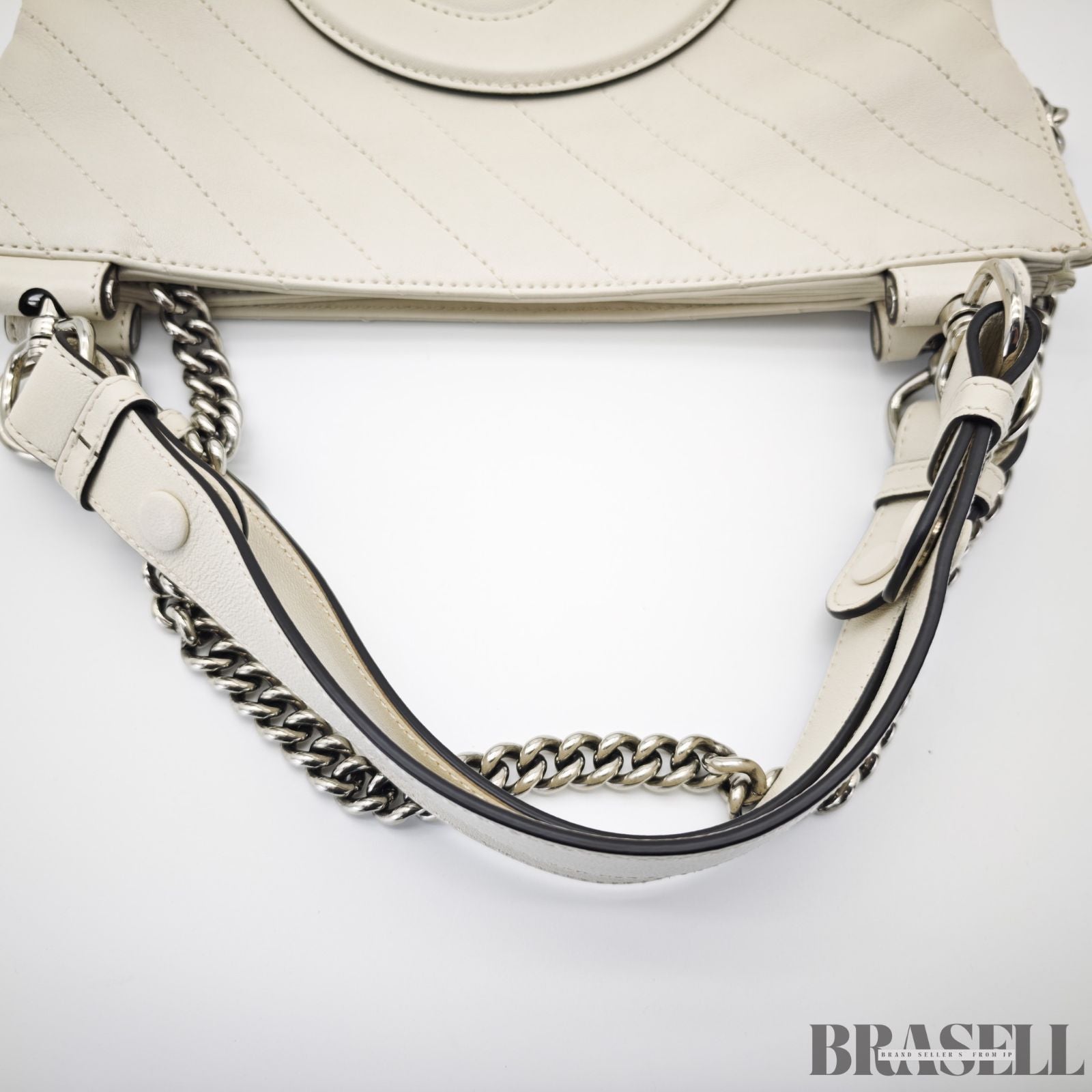 GUCCI グッチ ブロンディ トート バッグ ベージュ アイボリー レディース 保存袋