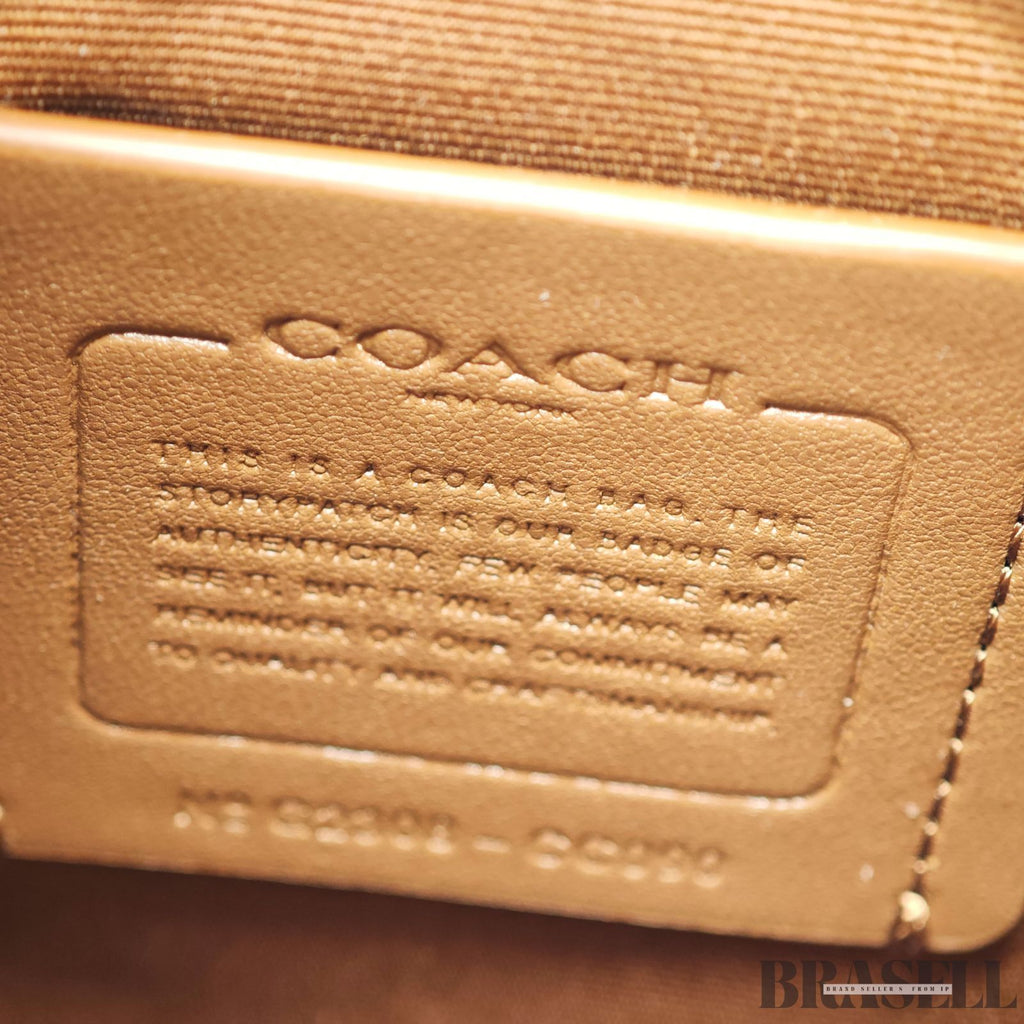 COACH コーチ シグネチャー サリバン クロスボディ CC090 バッグ ショルダーバッグ コンパクト カーキ レディース