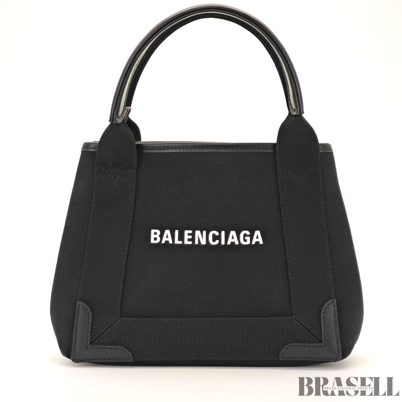 BALENCIAGA バレンシアガ ネイビーカバXS 390346・1000 バッグ ハンドバッグ ショルダーバッグ 2way ブラック レディース 保存袋, ショルダーストラップ
