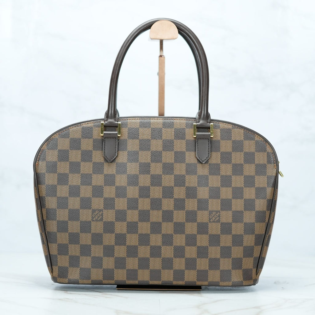 LOUIS VUITTON ダミエ サリア オリゾンタル N51282 バッグ ハンドバッグ ブラウン ショルダーバッグ トートバッグ レディース 保存袋