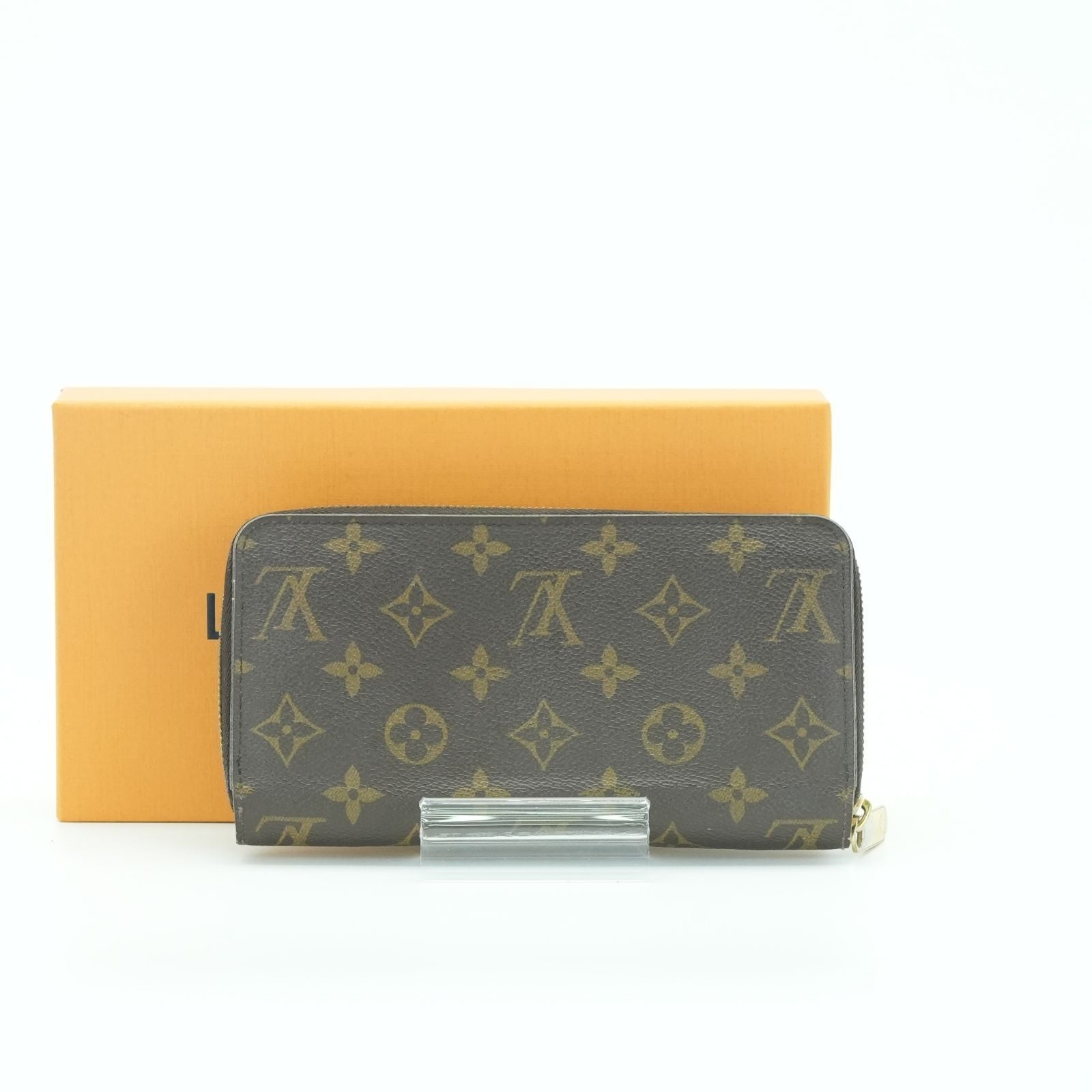 LOUIS VUITTON ルイ・ヴィトン ジッピーウォレット M41895 長財布 ブラウン レディース メンズ 箱