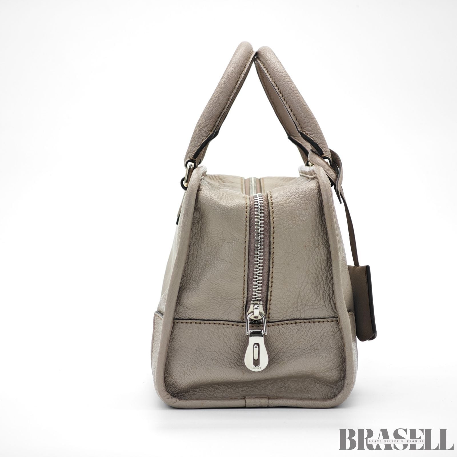 LOEWE ロエベ  アマソナ28  バッグ ハンドバッグ グレージュ シルバー金具 レディース 保存袋