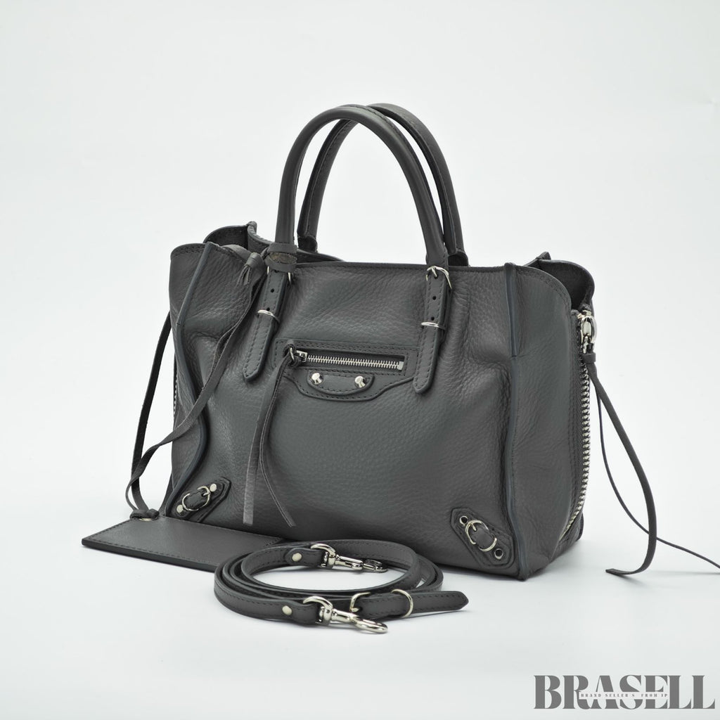 BALENCIAGA バレンシアガ ペーパーA4/357333 バッグ 2way ハンドバッグ ショルダーバッグ グレー レディース ショルダーストラップ