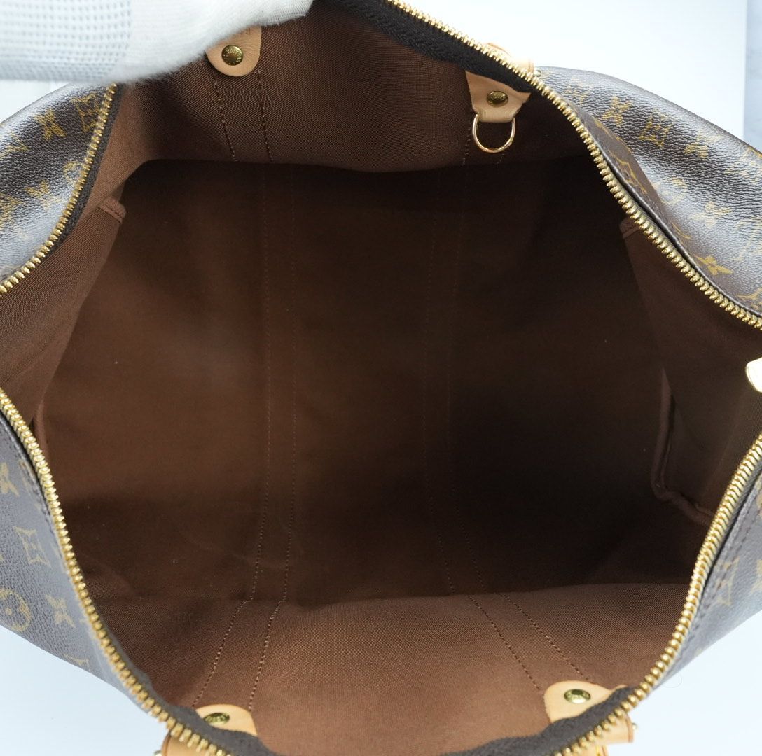 LOUIS VUITTON ルイ・ヴィトン キーポル45 M41428 ボストンバッグ 旅行 大容量 ブラウン レディース メンズ 保存袋 パドロック 鍵