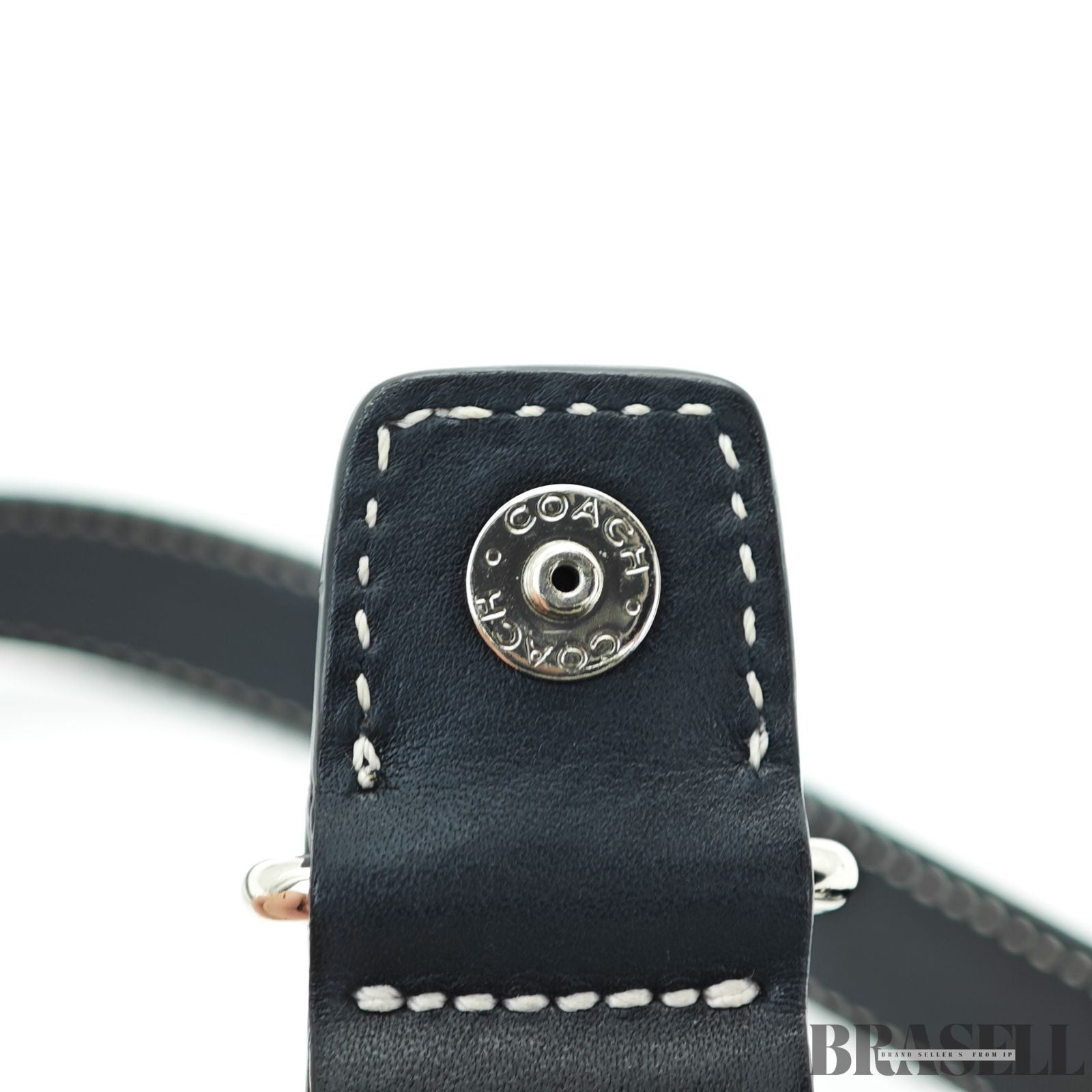 COACH コーチ シグネチャー ショルダーバッグ バッグ ホーボー 三日月 ブラック レディース