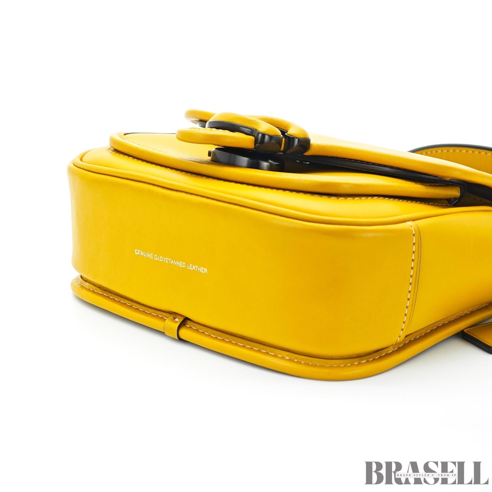 COACH コーチ タビー メッセンジャー バッグ ショルダーバッグ フラップ コンパクト イエロー レディース