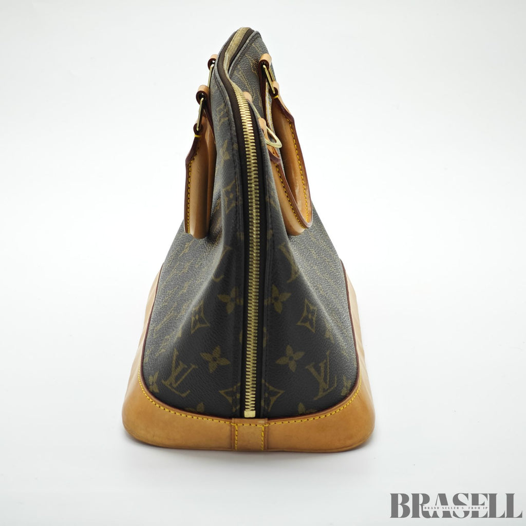 LOUIS VUITTON ルイヴィトン モノグラム アルマPM M53151 バッグ ハンドバッグ ブラウン レディース パドロック