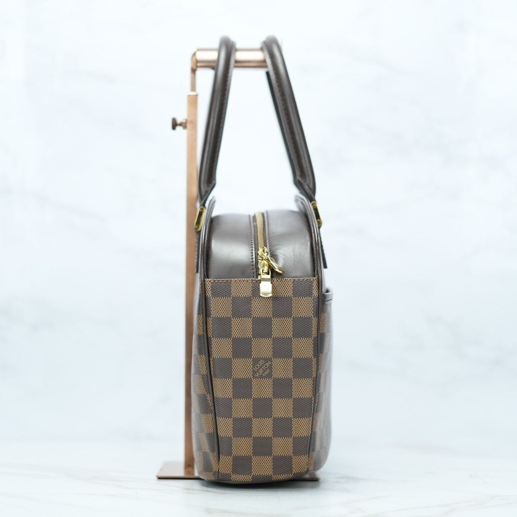 LOUIS VUITTON ダミエ サリア オリゾンタル N51282 バッグ ハンドバッグ ブラウン ショルダーバッグ トートバッグ レディース 保存袋