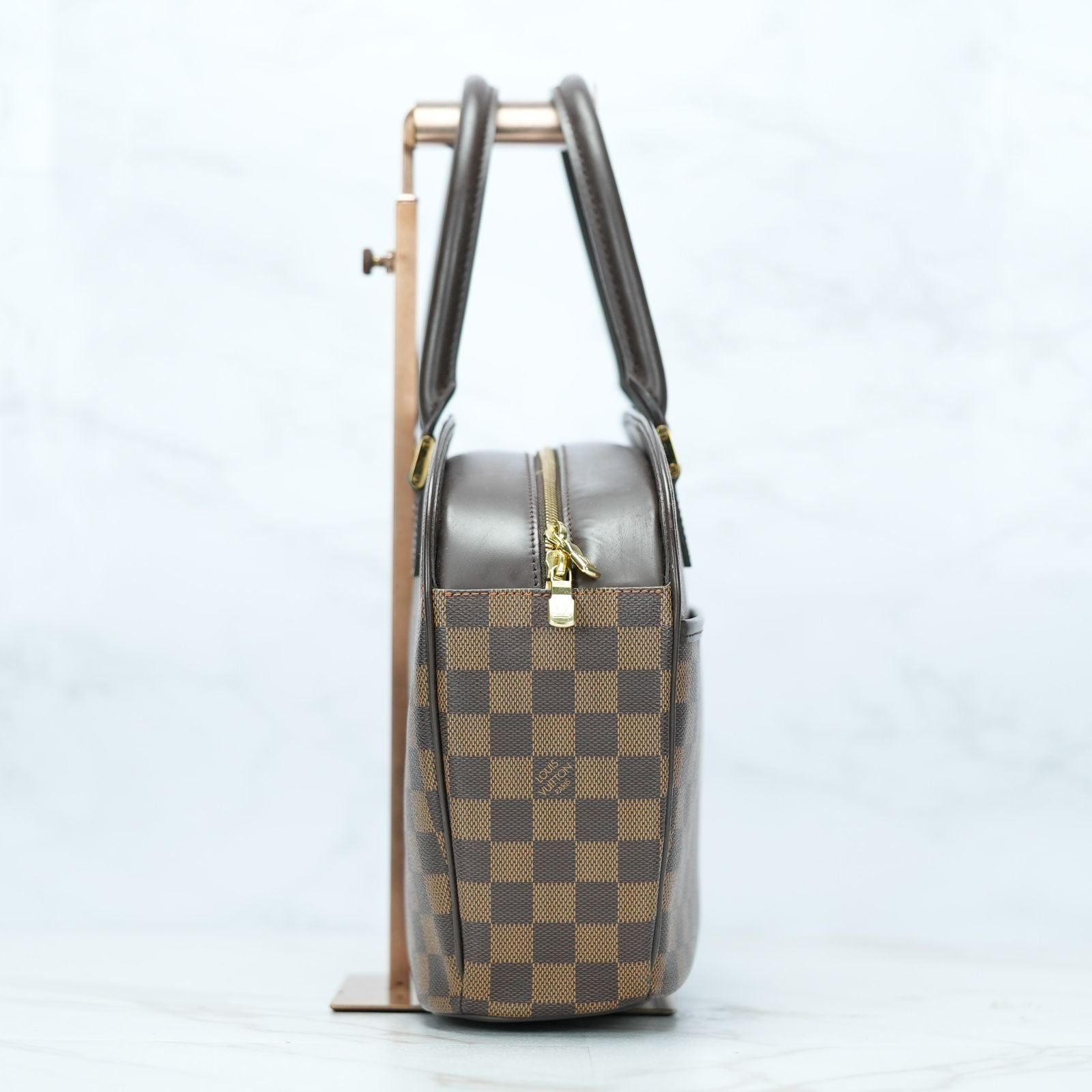 LOUIS VUITTON ダミエ サリア オリゾンタル N51282 バッグ ハンドバッグ ブラウン ショルダーバッグ トートバッグ レディース 保存袋