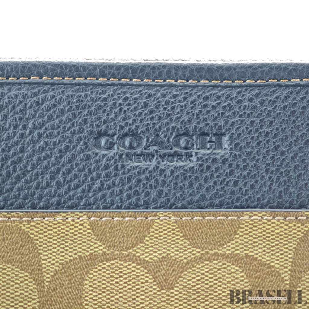 COACH コーチ シグネチャー サリバン クロスボディ CC090 バッグ ショルダーバッグ コンパクト カーキ レディース
