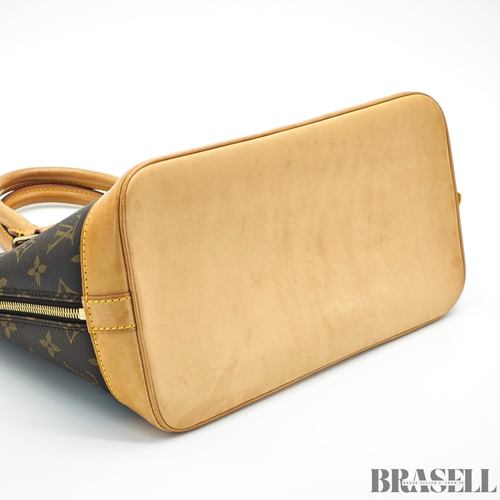 LOUIS VUITTON ルイヴィトン モノグラム アルマPM M53151 バッグ ハンドバッグ ブラウン レディース パドロック