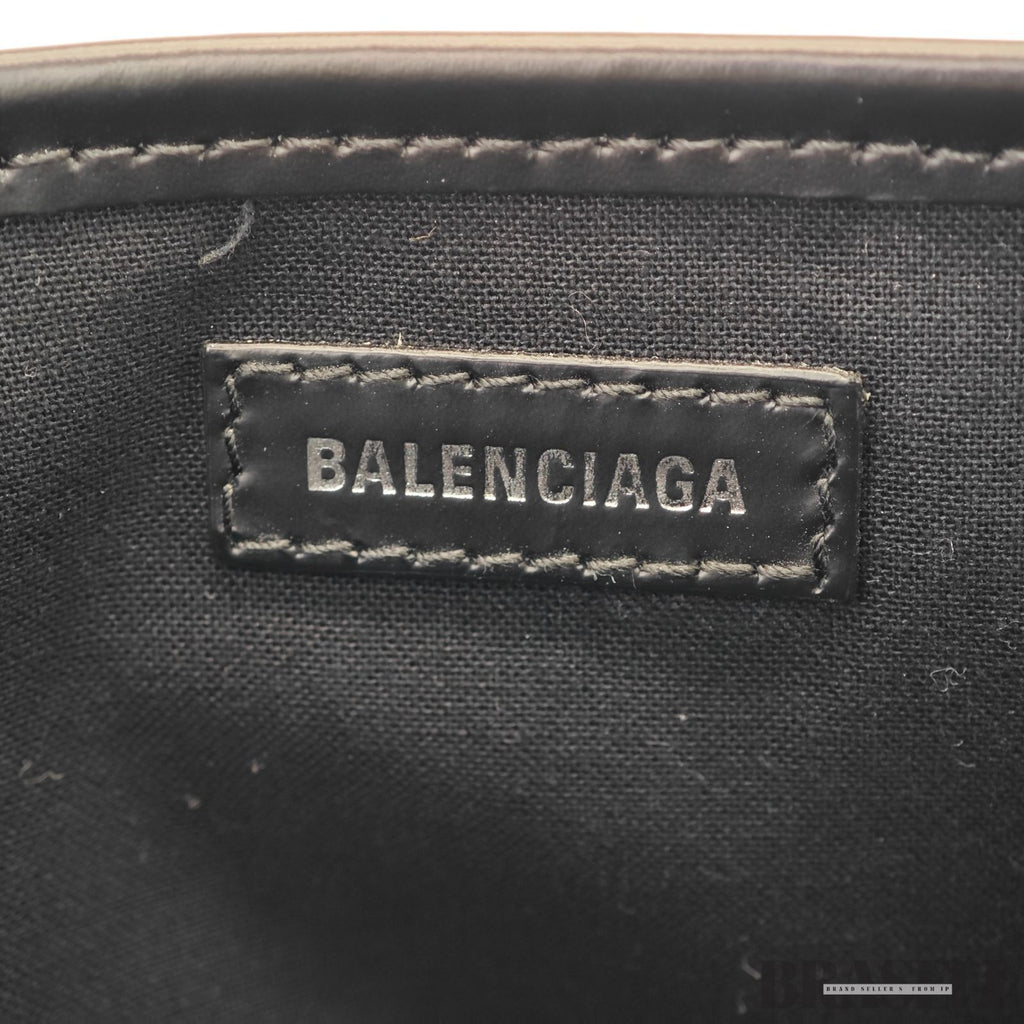 BALENCIAGA バレンシアガ ネイビーカバXS 390346・1000 バッグ ハンドバッグ ショルダーバッグ 2way ブラック レディース 保存袋, ショルダーストラップ