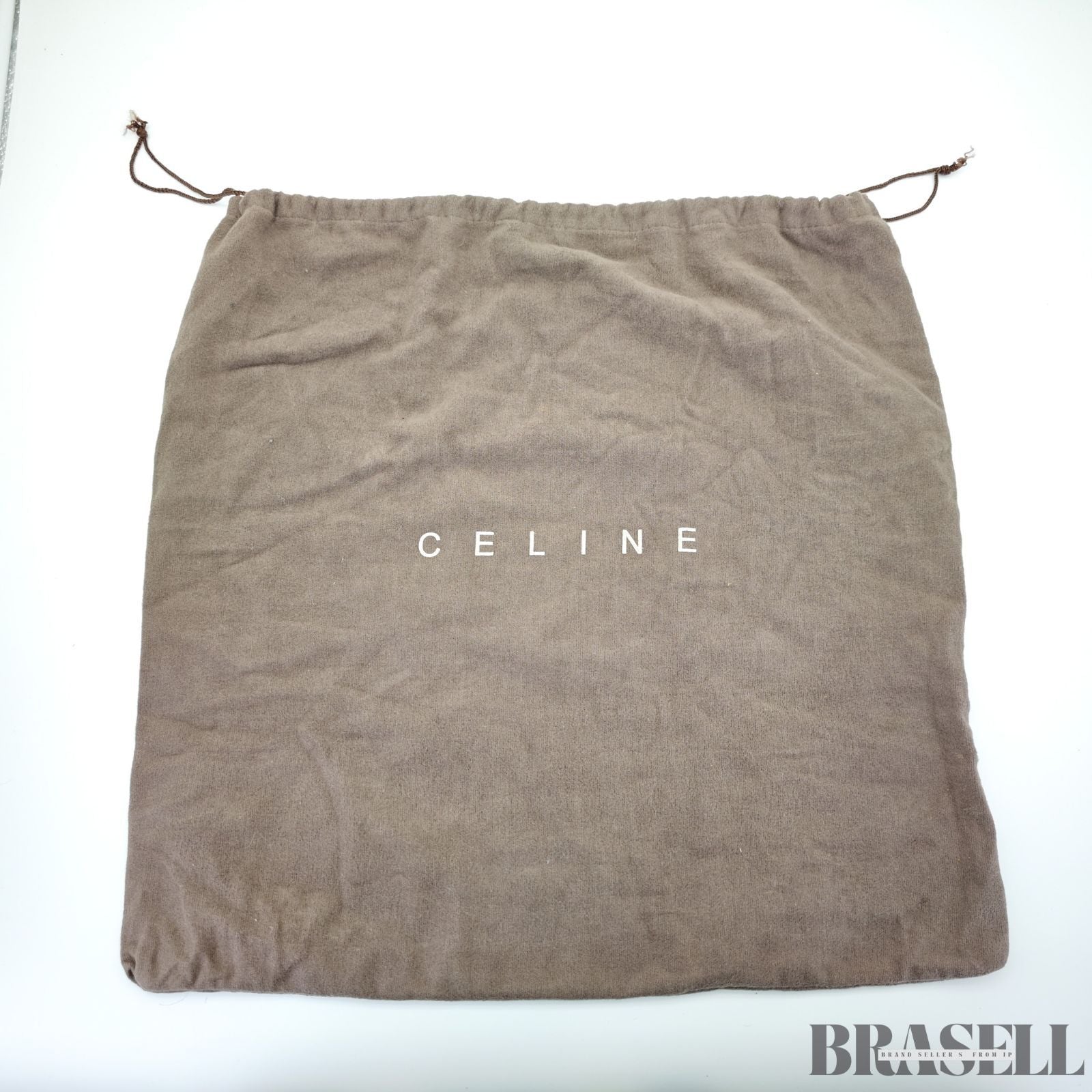 CELINE  セリーヌ パリマカダム ワンショルダーバッグ バッグ ハンドバッグ フラップ デニム ブラウン系 レディース 保存袋