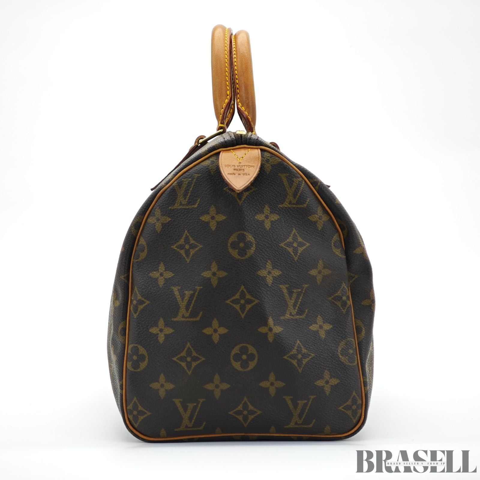 LOUIS VUITTON ルイ・ヴィトン スピーディ30 M41526 バッグ ハンドバッグ ブラウン レディース メンズ パドロック 鍵