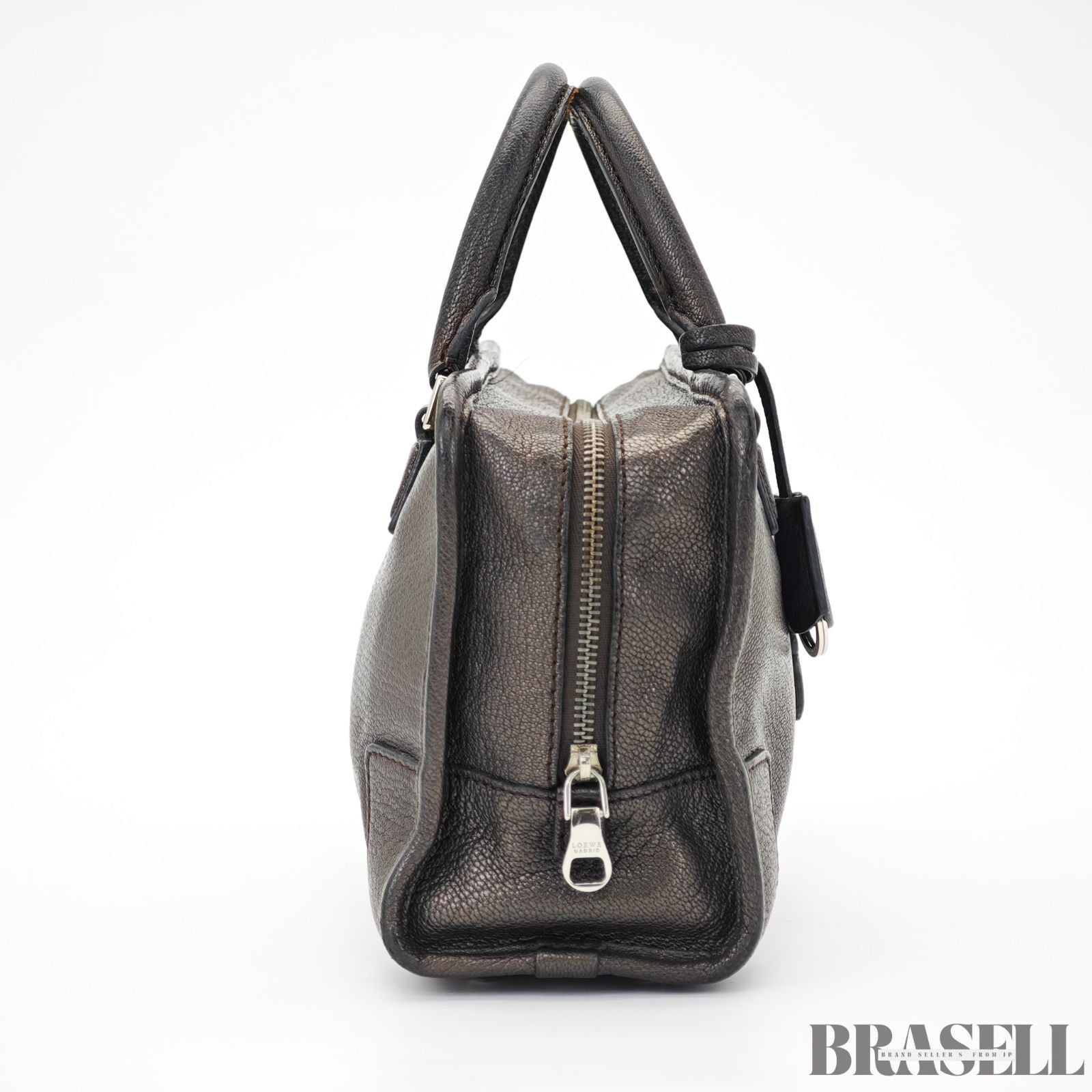 LOEWE ロエベ アマソナ 23 バッグ ハンドバッグ 横長 ガンメタ レディース メンズ